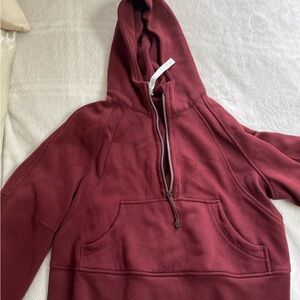 LULU SCUBA OVERSIZED HALF ZIP HOODIE